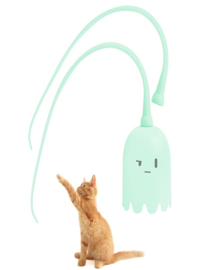 DONGKER Cat Wand Toy,Automatic Silicone Tail Cat Teaser Toy Rechargeable Kittens Self Play Toy for Indoor Cats Bored Stress Relief - Image 1